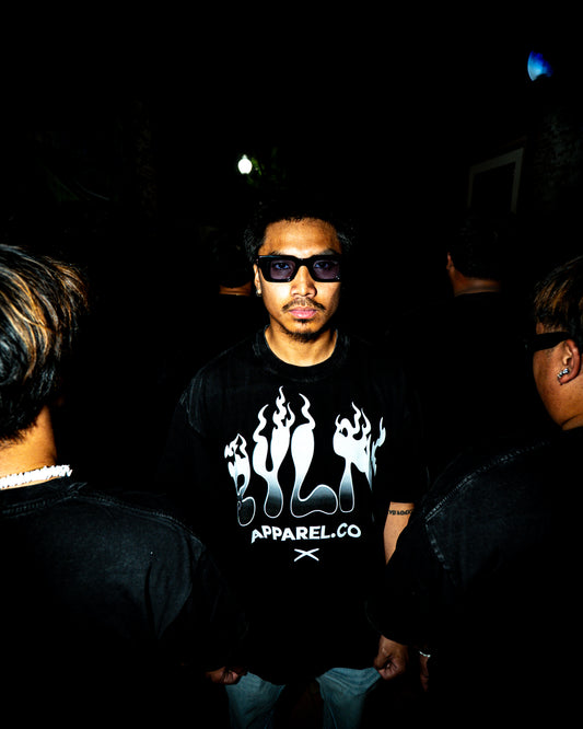 “Flames” Royal Tee
